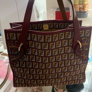 Authentic FENDI Zucchino Canvas tote